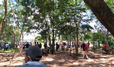 Los  supuestos  “sintierras” se asentaron cerca de la propiedad en conflicto antes del incidente.