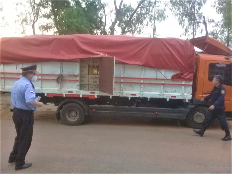 El valor de la mercadería incautada superaría los G.200 millones según los intervinientes