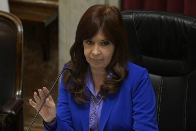 La expresidente y actual vicepresidenta, Cristina Fernández de Kirchner. (AFP)