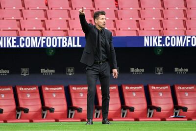 Diego Simeone, entrenador del Atlético Madrid