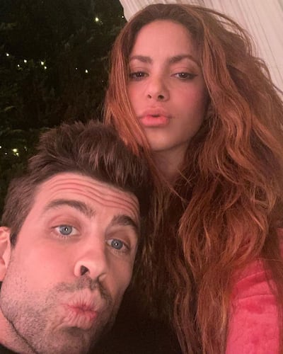 Hermosa pareja. Gerard Piqué y Shakira hoy están de cumpleaños.