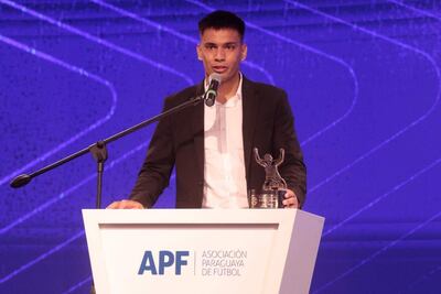 Diego Gómez, ganador al premio a "Jugador revelación" de la temporada 2022.