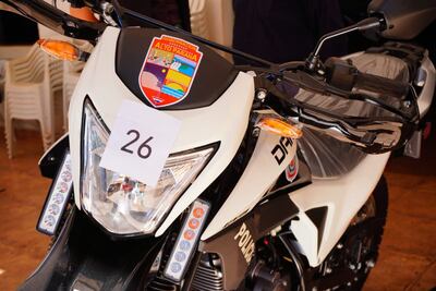 La motocicleta hurtada forma parte del lote de las 68 donadas a inicios del año pasado por la Gobernación de Alto Paraná.
