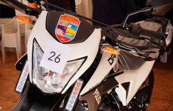 La motocicleta hurtada forma parte del lote de las 68 donadas a inicios del año pasado por la Gobernación de Alto Paraná.