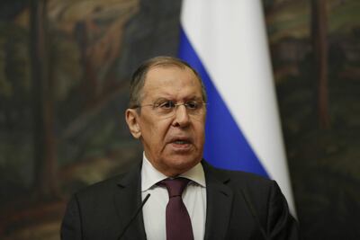 El ministro de Exteriores de Rusia, Sergei Lavrov.