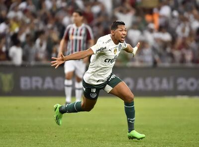Rony marcó un golazo para el Palmeiras
