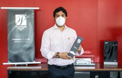 Didier Arias, CEO del Grupo Garden, que representa en nuestro país a Kia. Garden logró reconocimiento nuevamente por los estándares de excelencia que ofrece.