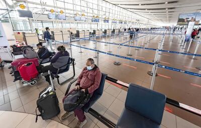 El aeropuerto de Santiago, casi vacío. Chile cerró sus fronteras hasta finales de este mes.