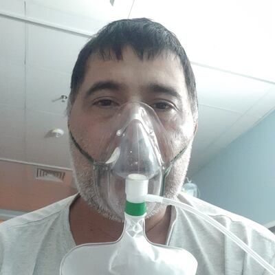 Roberto Arévalos, conductor de ambulancia fallecido.