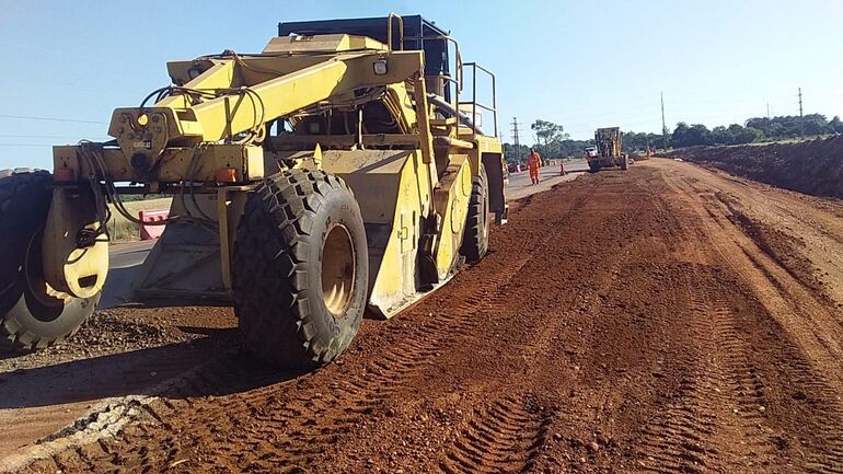 Las obras viales se verán afectadas por el paro de camioneros.