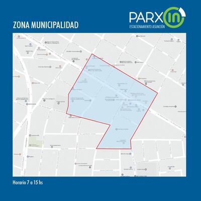 Zona estacionamiento tarifado palacete municipal.