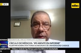 Círculo de Médicos: “IPS miente en informe”