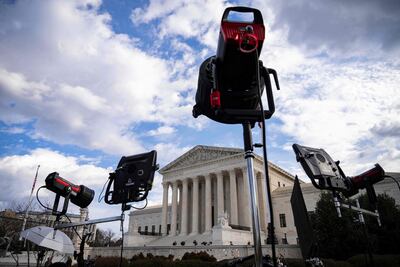 Explanada de la sede del Supremo de Estados Unidos. (afp)