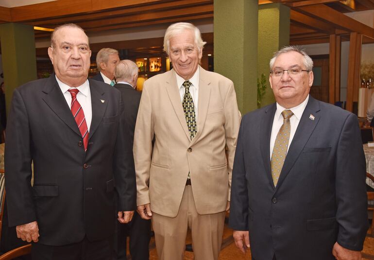 Ricardo Sánchez Abdo, Francisco Benavente y Fernando Fronclani.
