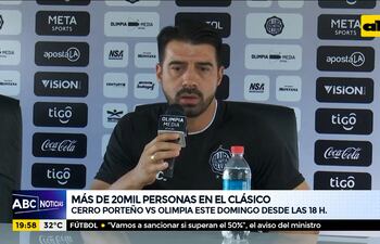 Julio César Cáceres debutará en su primer súper clásico del domingo