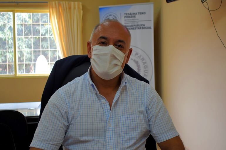 Director de la IV Región Sanitaria, Carlos Barreto. 