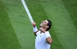 "Estar en cuartos después de tres años (sin competir en hierba) es increíble”, reconoció Rafael Nadal.