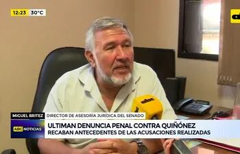 Video: Ultiman denuncia penal contra Quiñónez
