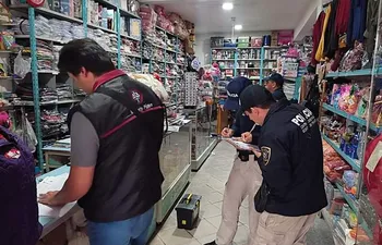 Fiscalía incautó mercaderías falsificadas en Luque