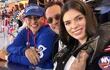 Felices, Nadia Ferreira, Marc Anthony y Daddy Yankee fueron a alentar a Puerto Rico durante el partido de béisbol ante República Dominicana.