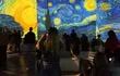 "La noche estrellada", uno de los cuadros más famosos de Vincent Van Gogh podrá ser apreciado digitalmente en esta muestra.