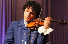 Juan Ignacio López y su violín