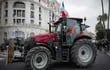 Protesta de agroproductores en Nice, Francia.