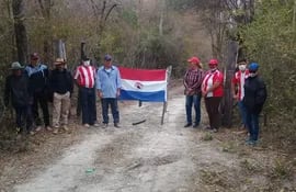 Colonos de Puerto Sastre se manifestaron para reclamar la legalización de sus tierras en Alto Paraguay