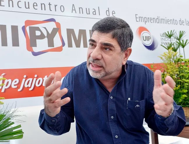 Luis Tavella, presidente de la Federación Paraguaya de Micro, Pequeñas y Medianas Empresas (Fedemipyme)