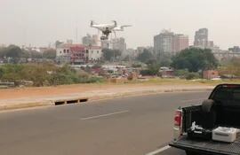 La Municipalidad utiliza drones para buscar identificar a responsables de quemas irregulares.