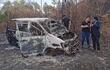 A ultranza: Allanan vehículo incinerado en una pista clandestina en el Chaco.