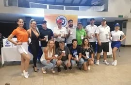 Los mejores clasificados de la Copa Quimfa disputado el sábado en el Asunción Golf Club.