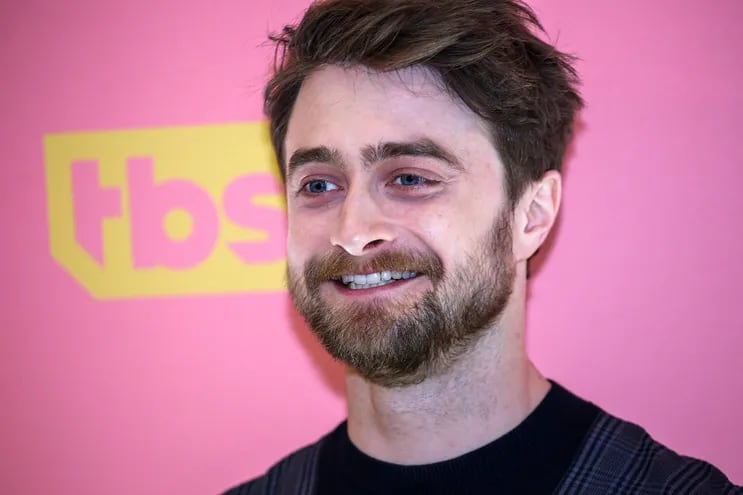 El actor inglés Daniel Radcliffe llegando a la proyección de "Miracle Workers", el año pasado en Nueva York.