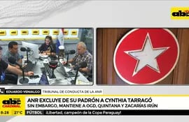 ANR excluye de su padrón a Cynthia Tarragó