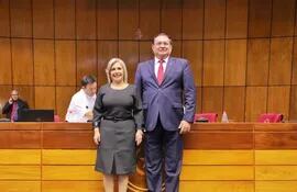 Hermelinda Alvarenga (PLRA) y Ramón Retamozo (ANR, FR), nuevos miembros titulares ante el Jurado de Enjuiciamiento de Magistrados en representación del Senado.