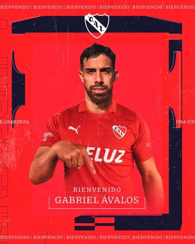 Presentación de Gabriel Ávalos en Independiente de Avellaneda.