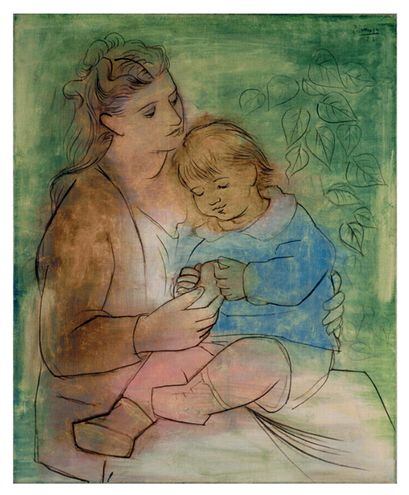 Pablo Picasso: “Madre e hijo”, 1922, óleo sobre lienzo, Baltimore Museum of Art, EE.UU.