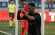 El paraguayo Óscar Romero, futbolista del Pendikspor, festeja un gol en el partido contra Kasimpasa por la tercera fecha de la Superliga de Turquía, en Estambul.