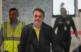 El expresidente de Brasil, Jair Bolsonaro, fue ingresado a un hospital de Sao Paulo. (AFP)