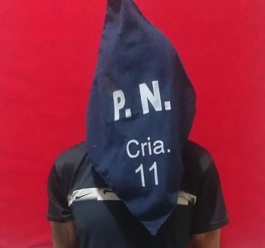 Leonardo Misael Alarcón Pérez, de 26 años, detenido.