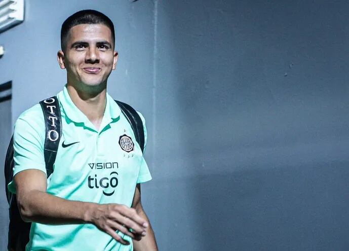 Mateo Gamarra González (22 años) acumula 56 presentaciones y dos goles en Olimpia.