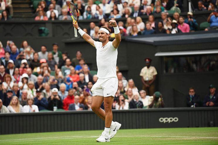 Rafael Nadal sigue avanzando en el torneo de Wimbledon
