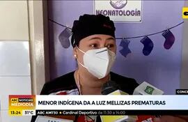Menor indígena da a luz a mellizas prematuras en Concepción