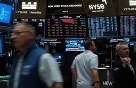 Bolsa de valores en New York City.  (AFP)
