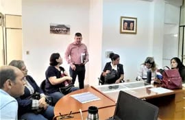 Auditores de la CGR se reunieron con concejales, para iniciar la fiscalización de la gestión del intendente Marcelo Simbrón(ANR-cartista).