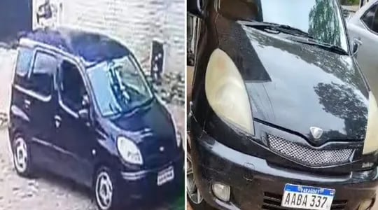 A la izquierda, el auto del presunto abusador, mientras que el de la derecha es del ciudadano que se presentó para aclarar que no estuvo involucrado en ningún caso.