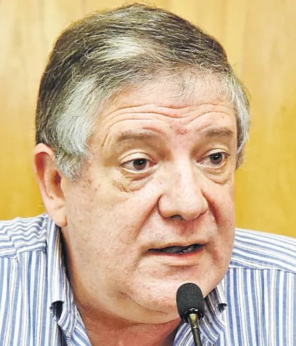 Héctor Cristaldo, presidente de la Unión de Gremios de la Producción (UGP). Lamentan que se pretenda destruir reserva.