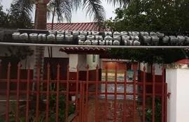 El Colegio Nacional sagrado Corazón de Jesús de Laguna Itá y otras 40 viviendas sufrieron daños a raíz del temporal.