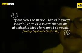 Santiago Leguizamón, valiente periodista,  fue asesinado  por la mafia fronteriza, el 26 de abril   de 1991, en P. J. Caballero.