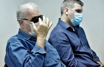Ramón González Daher (i) y su hijo Fernando González Karjallo, recientemente condenados, piden un nuevo juicio oral.